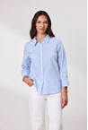 ELISE SHIRT - blue/white